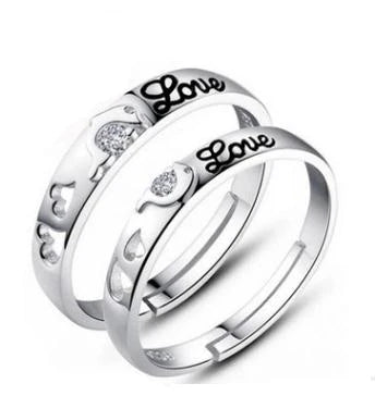 Anillos de Compromiso de Amor sin fin para hombre, joyería de compromiso, color plateado, 23 tipos