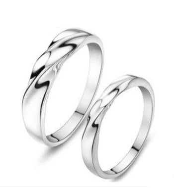 Anillos de Compromiso de Amor sin fin para hombre, joyería de compromiso, color plateado, 23 tipos