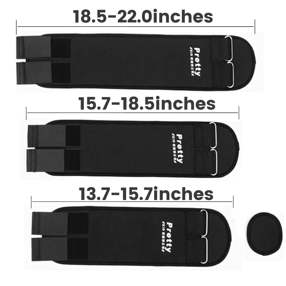 Banda de corrección ajustable para pierna y rodilla, Corrector de postura para enderezar, correa de belleza para piernas, 3 unidades