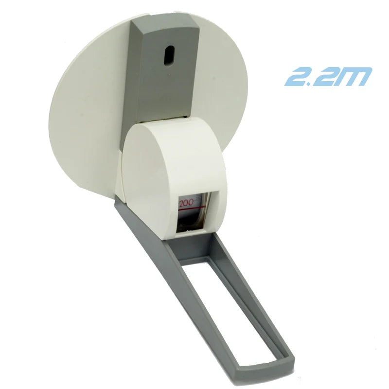 Barra de altura corporal para niños, medidor de altura montado en la pared, regla de crecimiento del bebé, cinta métrica corporal, 200/220cm