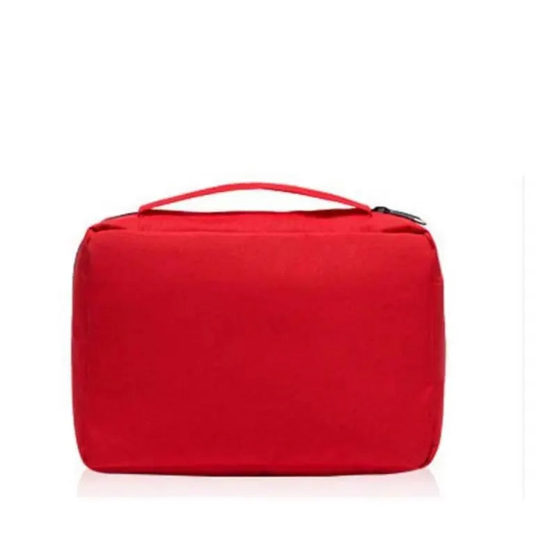 Bolsa de lavado de viaje de gran capacidad, tipo gancho, portátil, impermeable, plegable, verde/rojo/naranja, 1 unidad