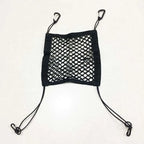 Bolsa de red de almacenamiento de seguridad para el coche, organizador de malla elástica para Interior del maletero, asiento trasero, accesorios para automóviles