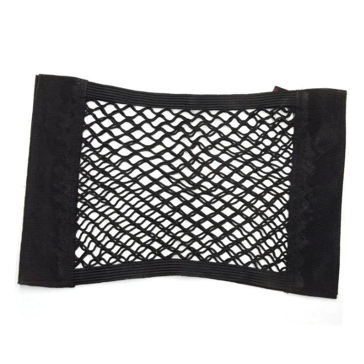 Bolsa de red de almacenamiento de seguridad para el coche, organizador de malla elástica para Interior del maletero, asiento trasero, accesorios para automóviles
