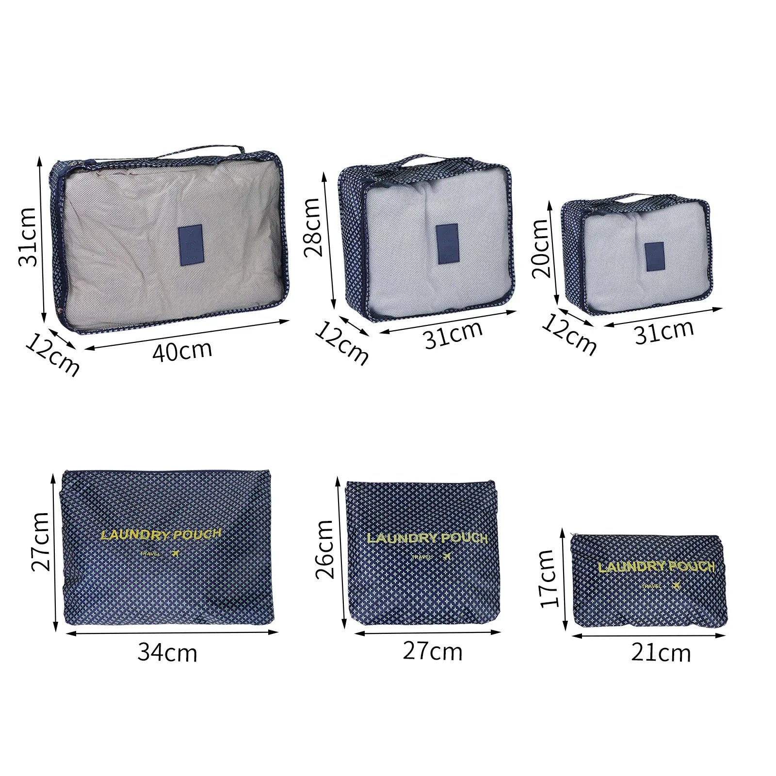 Bolsas organizadoras de almacenamiento de viaje para mujer, Maleta de viaje portátil, bolsas organizadoras para ropa, zapatos, bolsa de maquillaje, organizador de equipaje