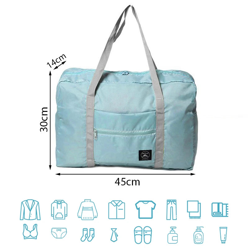 Bolsas organizadoras de almacenamiento de viaje para mujer, Maleta de viaje portátil, bolsas organizadoras para ropa, zapatos, bolsa de maquillaje, organizador de equipaje