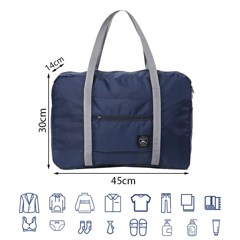 Bolsas organizadoras de almacenamiento de viaje para mujer, Maleta de viaje portátil, bolsas organizadoras para ropa, zapatos, bolsa de maquillaje, organizador de equipaje