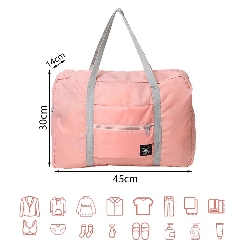Bolsas organizadoras de almacenamiento de viaje para mujer, Maleta de viaje portátil, bolsas organizadoras para ropa, zapatos, bolsa de maquillaje, organizador de equipaje