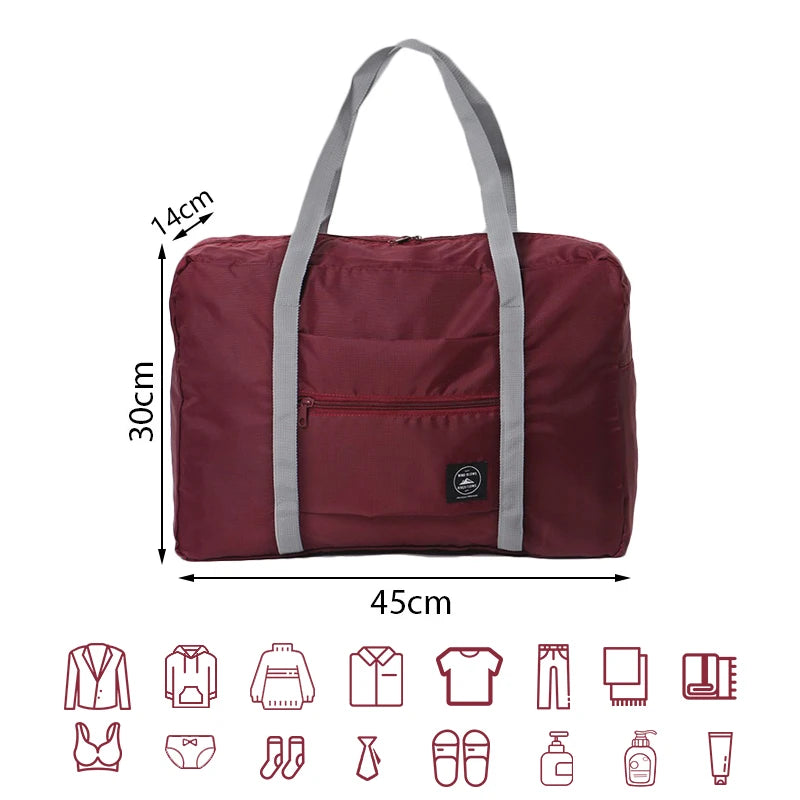 Bolsas organizadoras de almacenamiento de viaje para mujer, Maleta de viaje portátil, bolsas organizadoras para ropa, zapatos, bolsa de maquillaje, organizador de equipaje