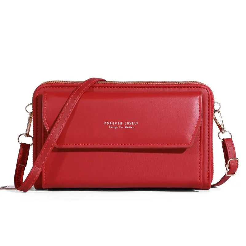 Bolso bandolera pequeño para mujer, monedero y cartera para teléfono móvil