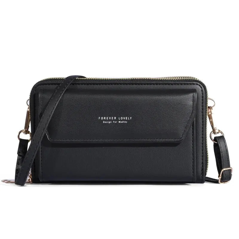 Bolso bandolera pequeño para mujer, monedero y cartera para teléfono móvil