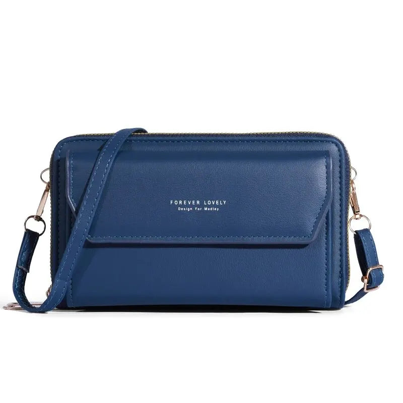 Bolso bandolera pequeño para mujer, monedero y cartera para teléfono móvil