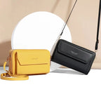 Bolso bandolera pequeño para mujer, monedero y cartera para teléfono móvil