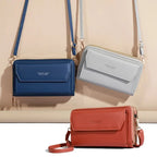 Bolso bandolera pequeño para mujer, monedero y cartera para teléfono móvil
