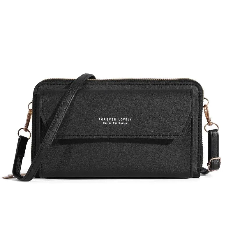 Bolso cruzado de verano para mujer, bolsa pequeña de hombro Simple para teléfono móvil, doble capa, informal, 2023
