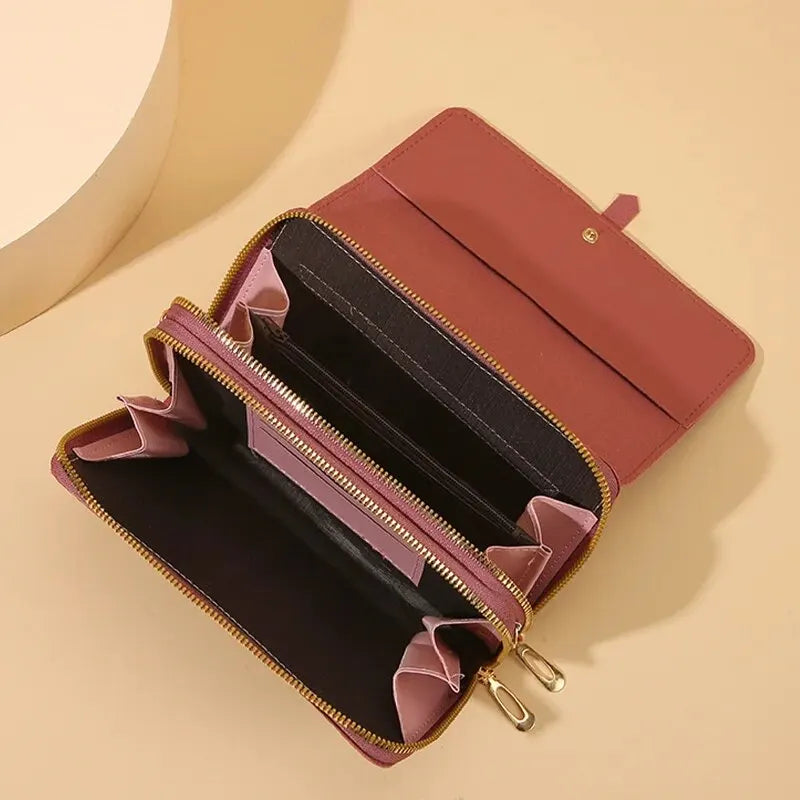 Bolso de hombro para mujer, bandolera funcional con cadena, cartera para teléfono móvil, Mini bolso de gran capacidad