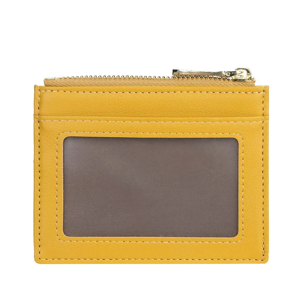 Bolso de tarjeta corto a cuadros de diamantes para mujer, monedero de licencia, cubierta de tarjeta con cremallera, tarjetero múltiple, nuevo y a la moda