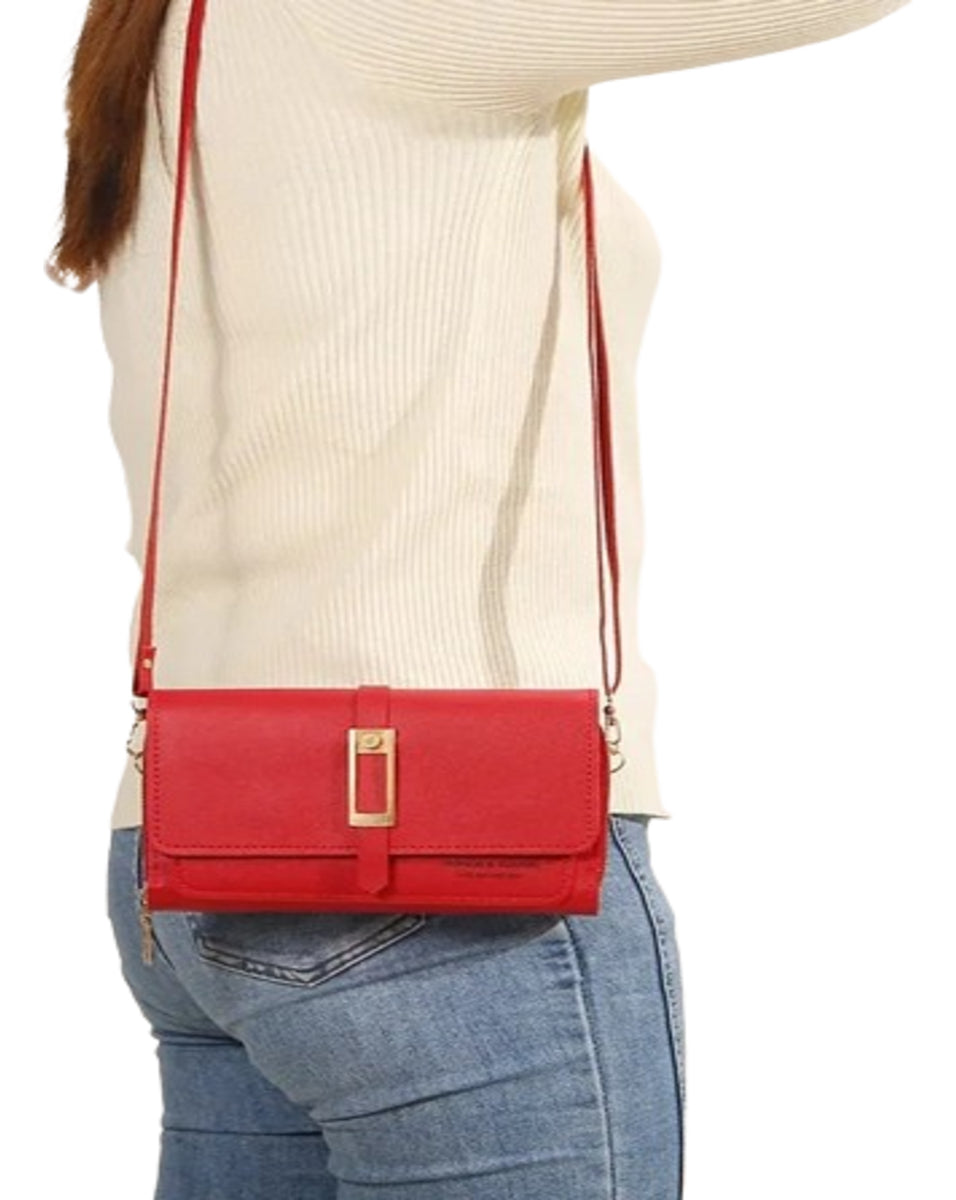 Bolso De Hombro Para Mujer, Con Cadena, Cartera Móvil