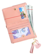 Billetera Cartera Short Moda Cremallera Para Mujer Elegante