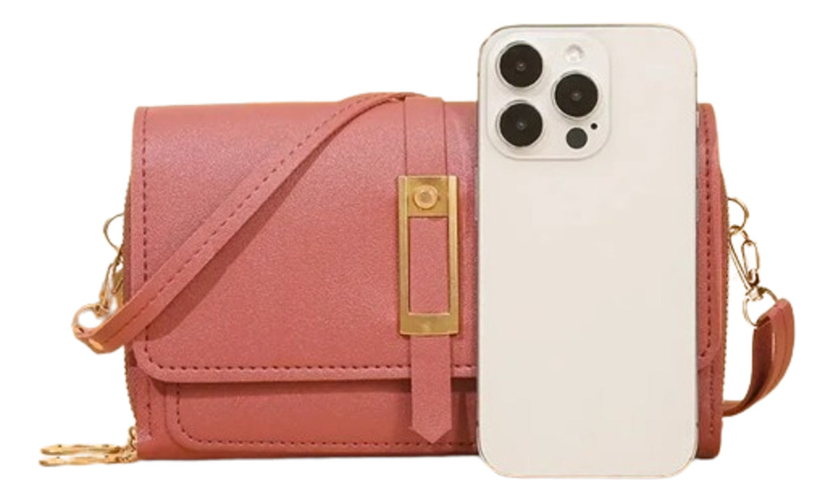 Bolso De Hombro Para Mujer, Con Cadena, Cartera Móvil