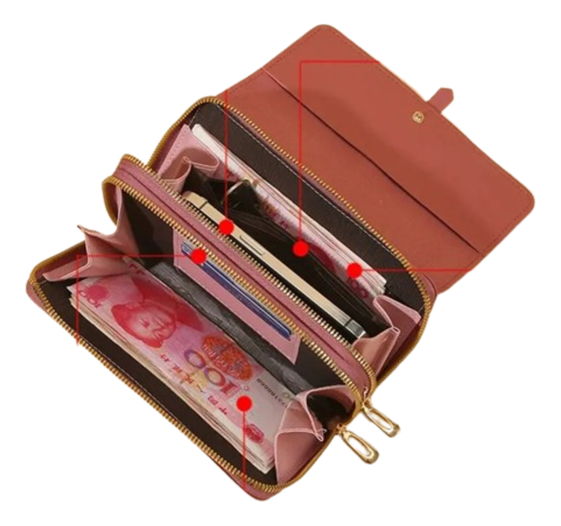 Bolso De Hombro Para Mujer, Con Cadena, Cartera Móvil