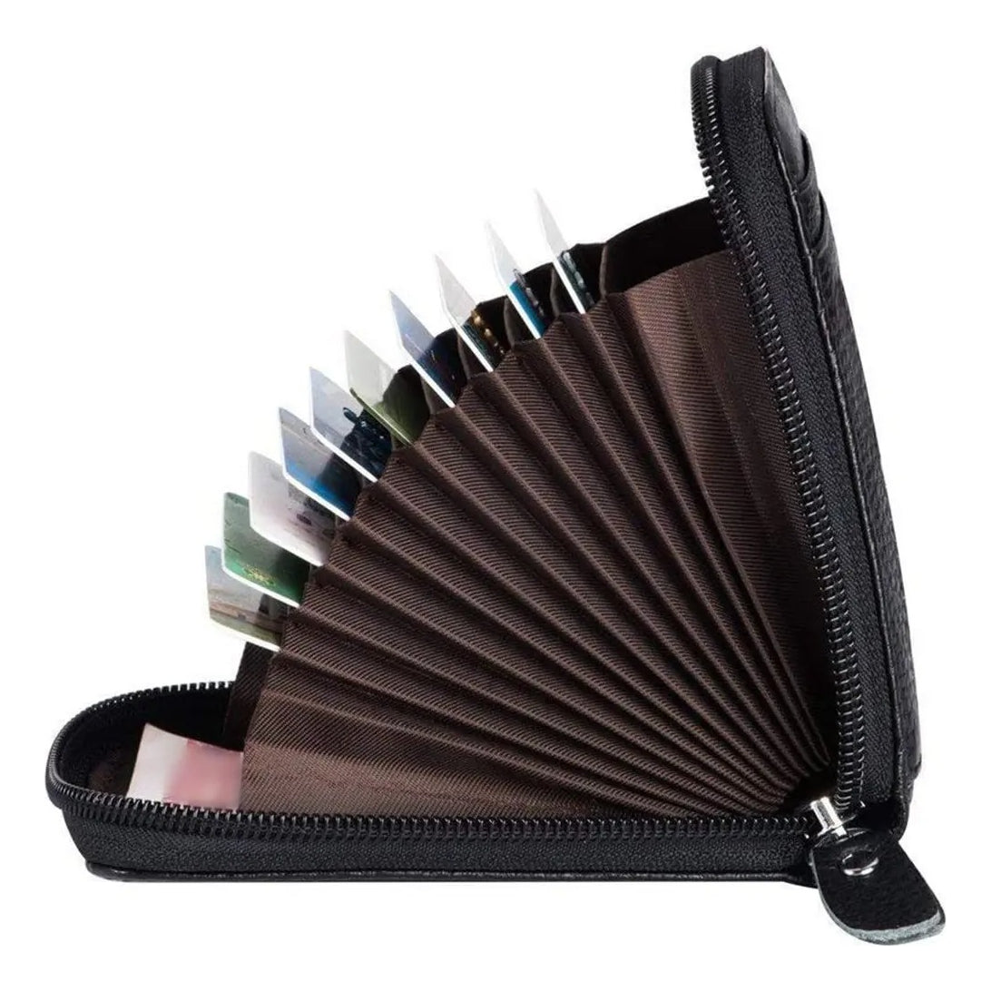 Billetera Tarjetero Con Distincion, Estuche Órgano Cuero