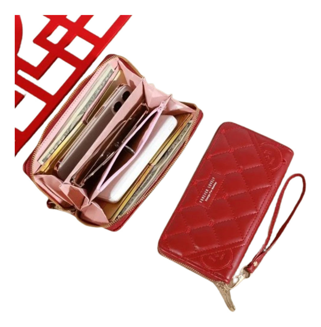 Billetera Cartera Para Mujer, Bolso De Tarjeta Y Americano