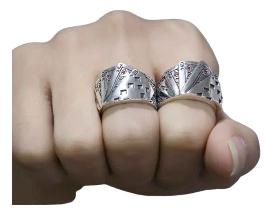 Anillo De Cartas De Juego Con Personalidad Ajustable