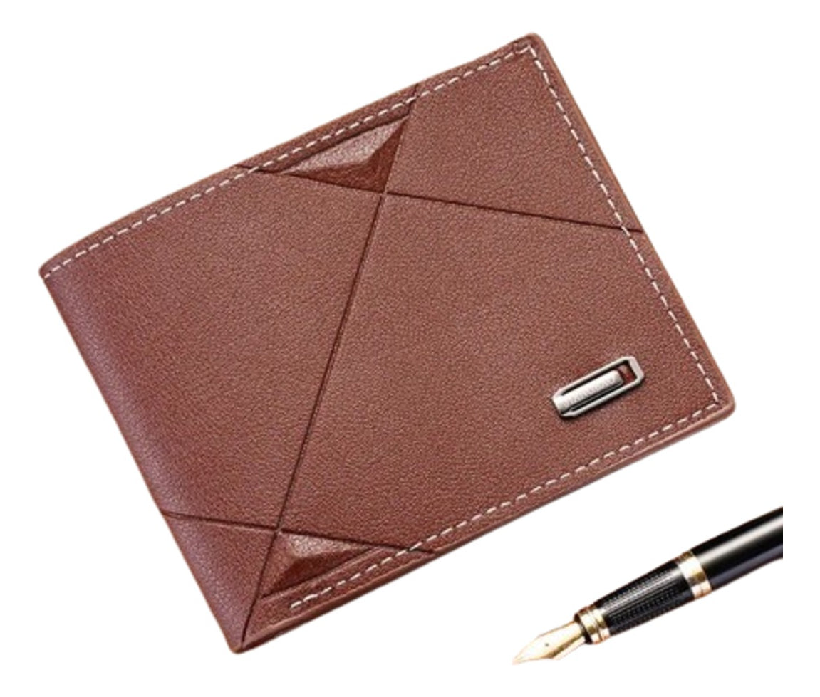 Billetera Cartera Multitarjeta Para Hombre De Moda, Suave