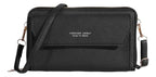 Billetera Bolso Cruzado De Verano Mujer Informal Elegante Color Negro