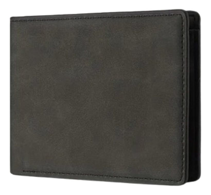 Billetera Corto Dólar Clip Cremallera Simple Cuero Ligero