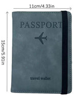 Billetera Funda Pasaporte, Tarjeta Documento Accesorio Viaje