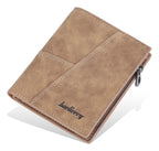 Billeteras Retro Distincion De Cuero Con Cremallera