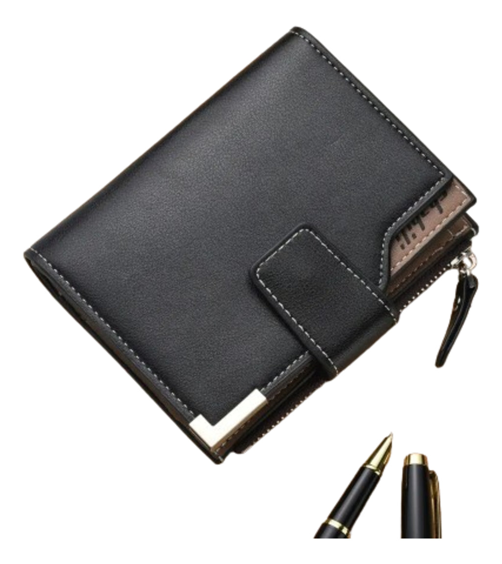 Billetera Cartera Para Hombre, Tarjetero Bolsillo Europeo