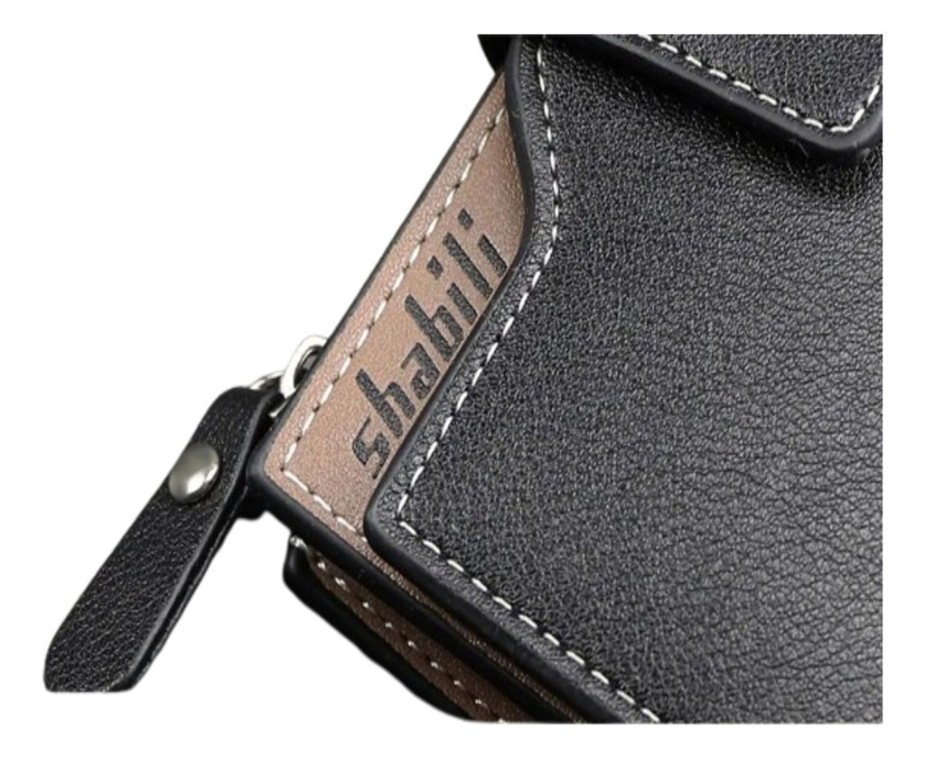 Billetera Cartera Para Hombre, Tarjetero Bolsillo Europeo