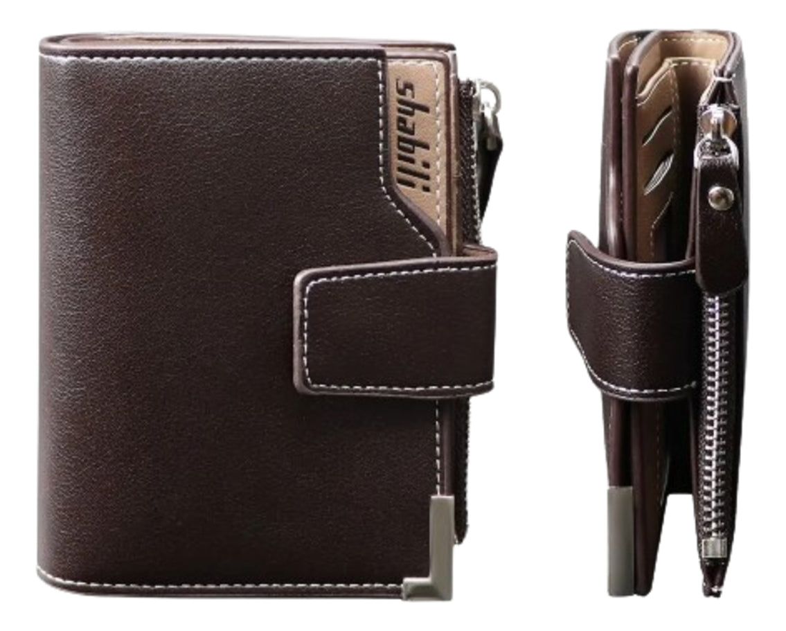 Billetera Cartera Para Hombre, Tarjetero Bolsillo Europeo