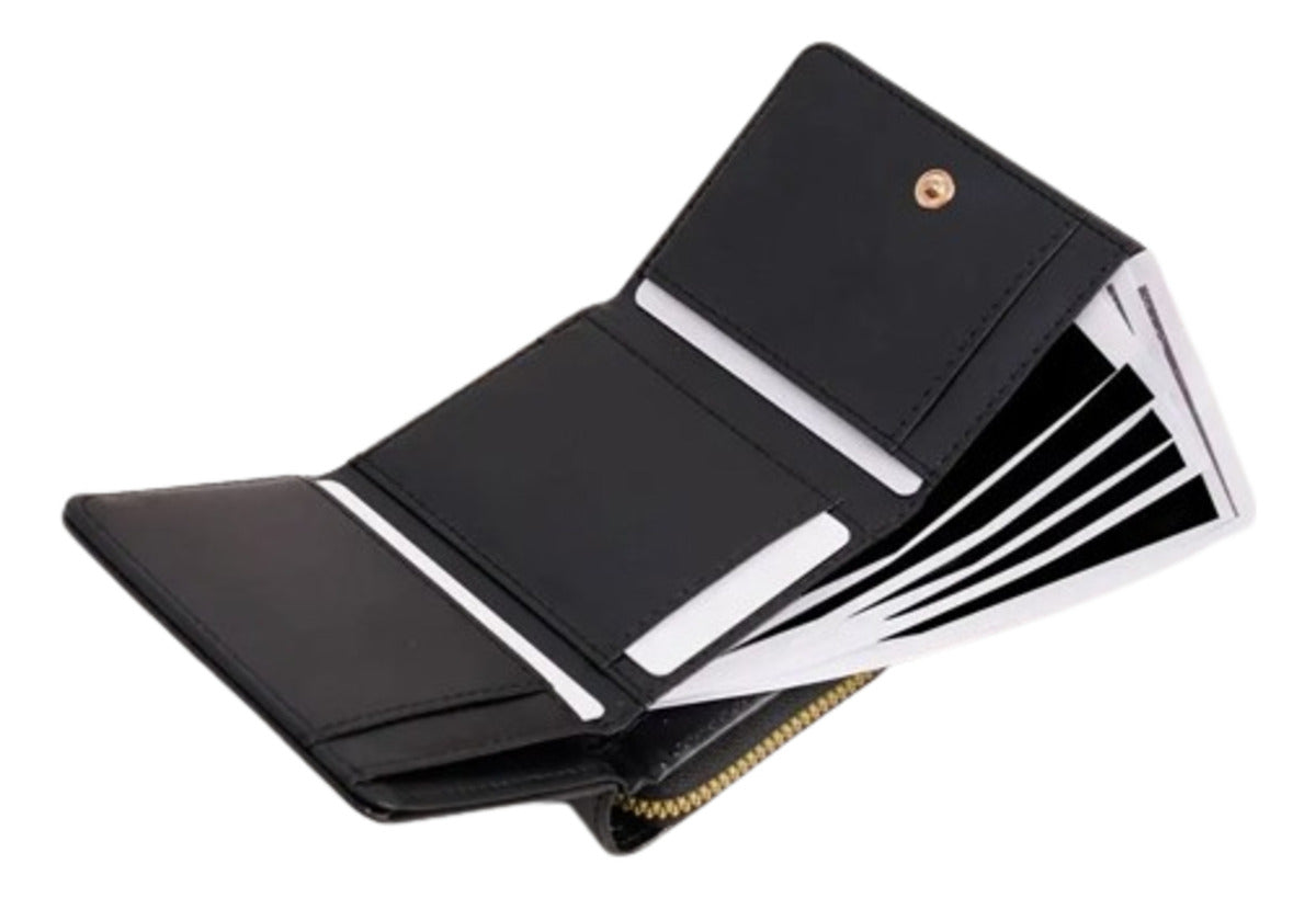 Billetera Pequeña Con Botón A Presión