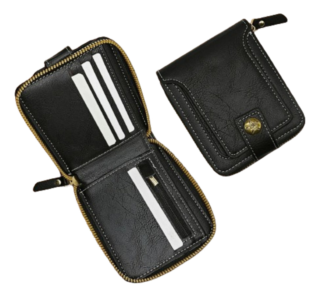 Billetera Pequeña Vintage Unixes, Con Hebilla