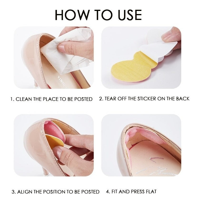 Almohadillas Talón Tacón Zapato Mujer Hombre Algodón Unisex