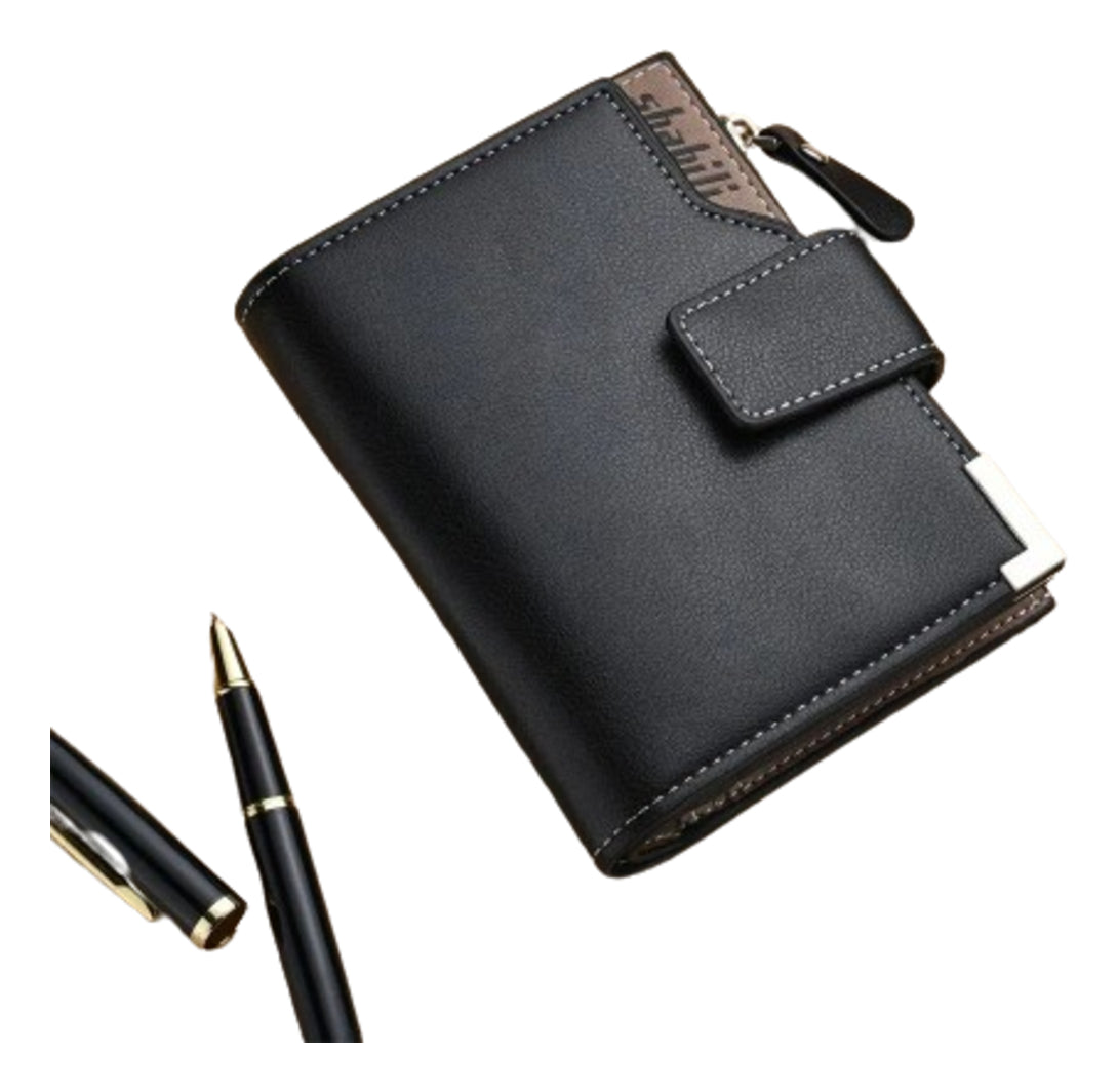 Billetera Cartera Para Hombre, Tarjetero Bolsillo Europeo