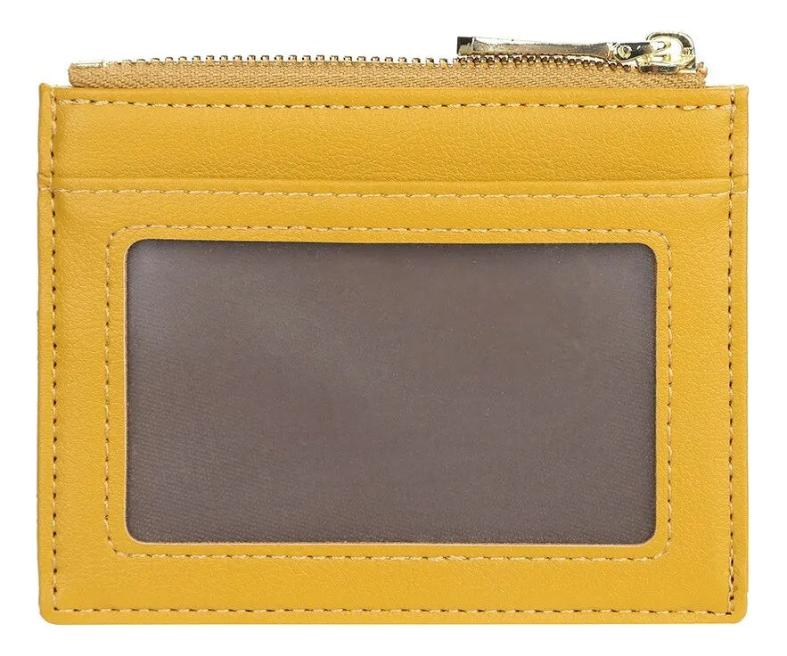 Bolso Tarjeta Mini Cuadros Modedero, Tarjetero Múltiple