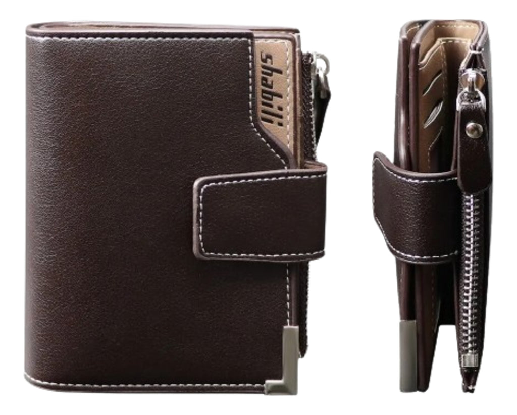 Billetera Cartera Para Hombre, Tarjetero Bolsillo Europeo