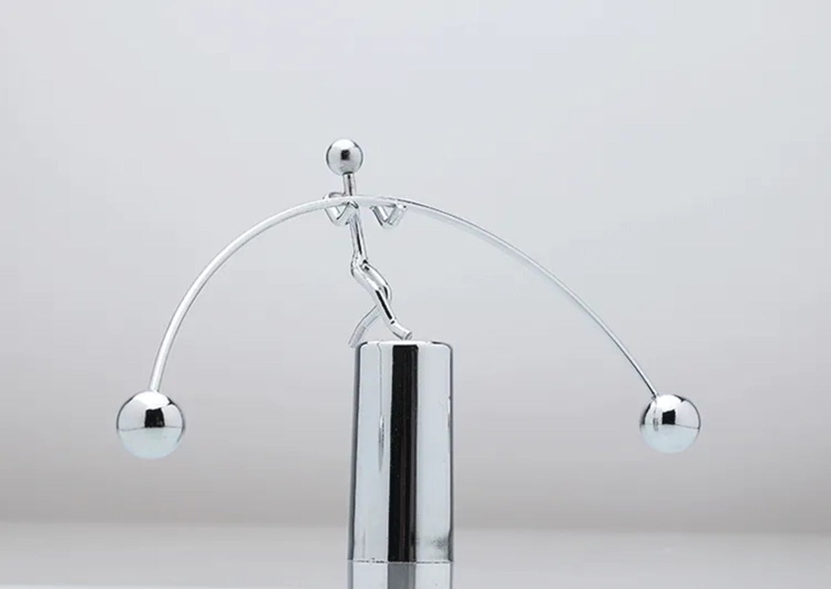Bola De Péndulo De Newton, Juguete De Metal Decoración Hogar