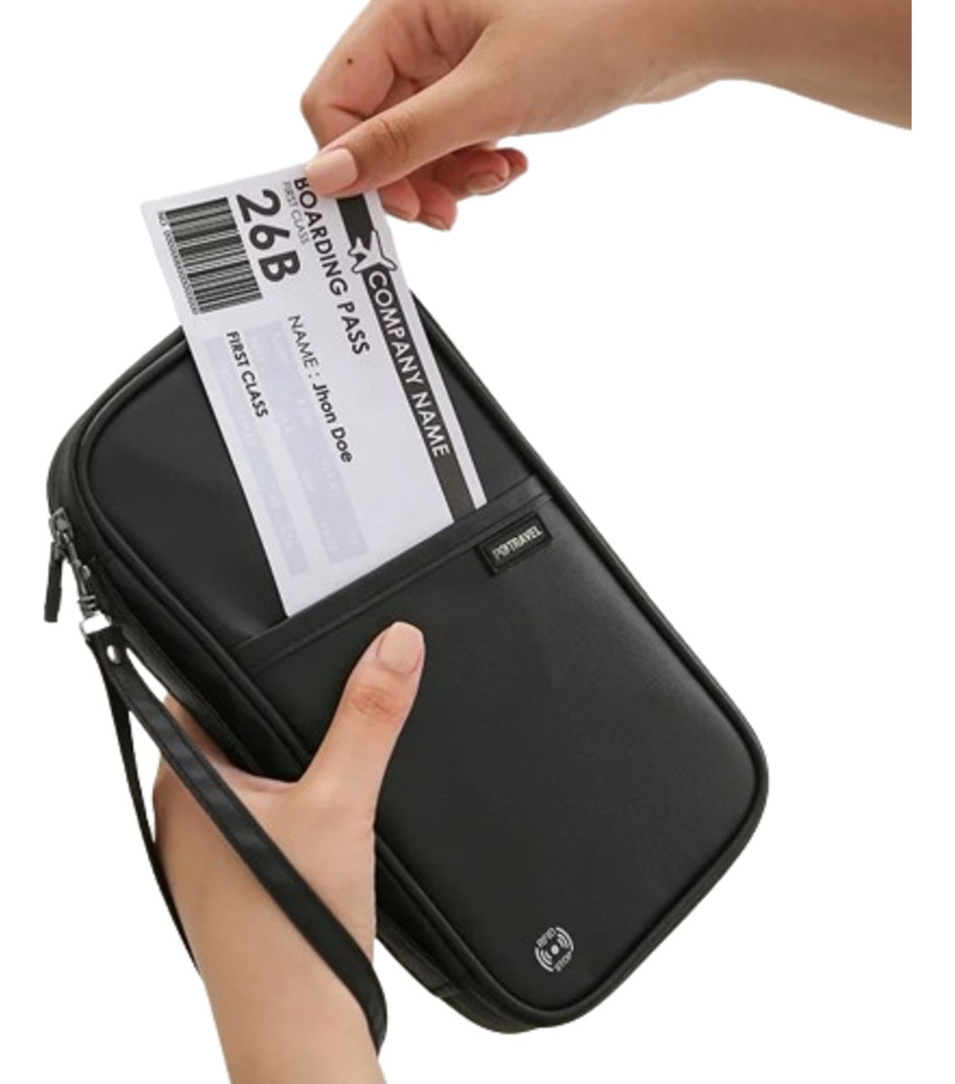 Bolsa Almacenamiento Viaje Pasaporte Estuche Para Documentos