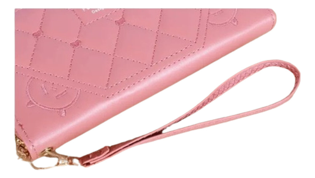 Billetera Cartera Para Mujer, Bolso De Tarjeta Y Americano Color Azul