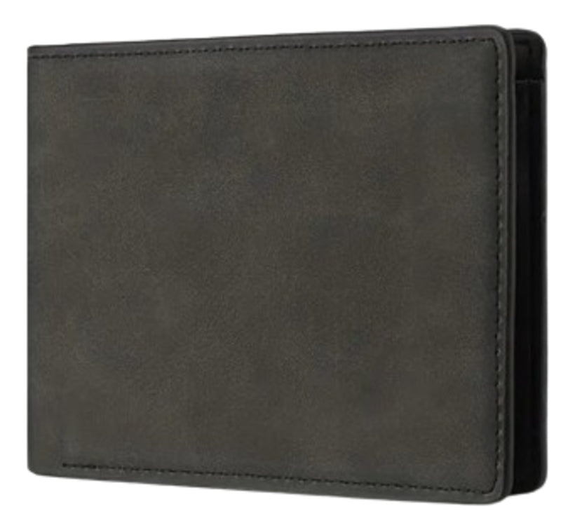 Billetera Corto Dólar Clip Cremallera Simple Cuero Ligero