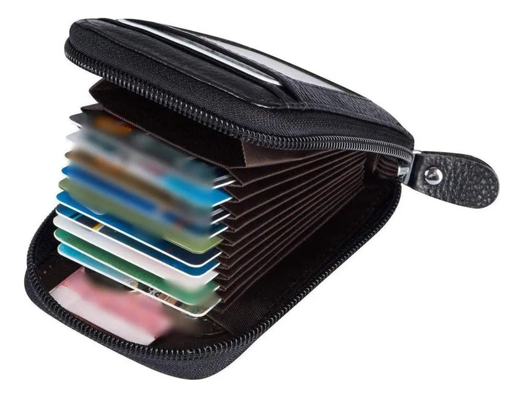 Billetera Tarjetero Con Distincion, Estuche Órgano Cuero