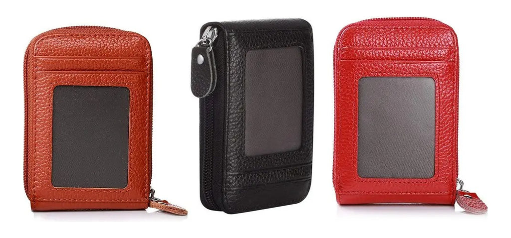 Billetera Tarjetero Con Distincion, Estuche Órgano Cuero