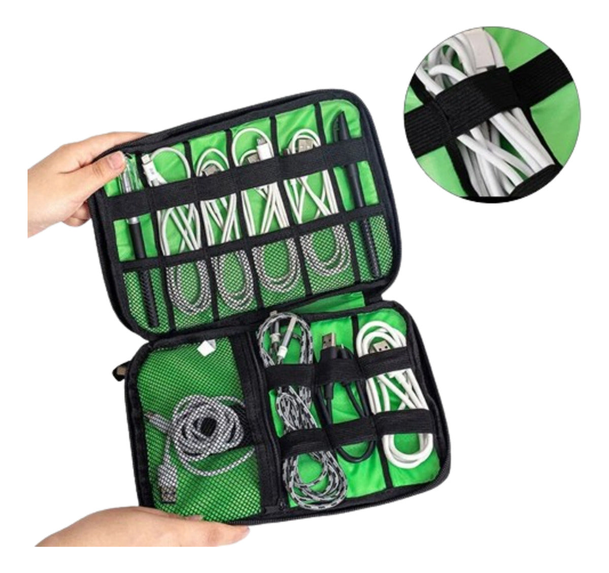 Bolsa De Almacenamiento Organizador De Cables De Datos