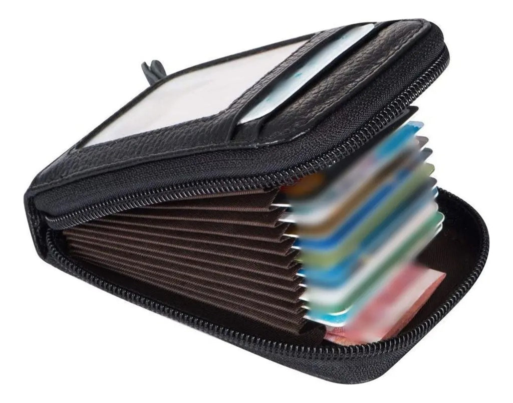 Billetera Tarjetero Con Distincion, Estuche Órgano Cuero