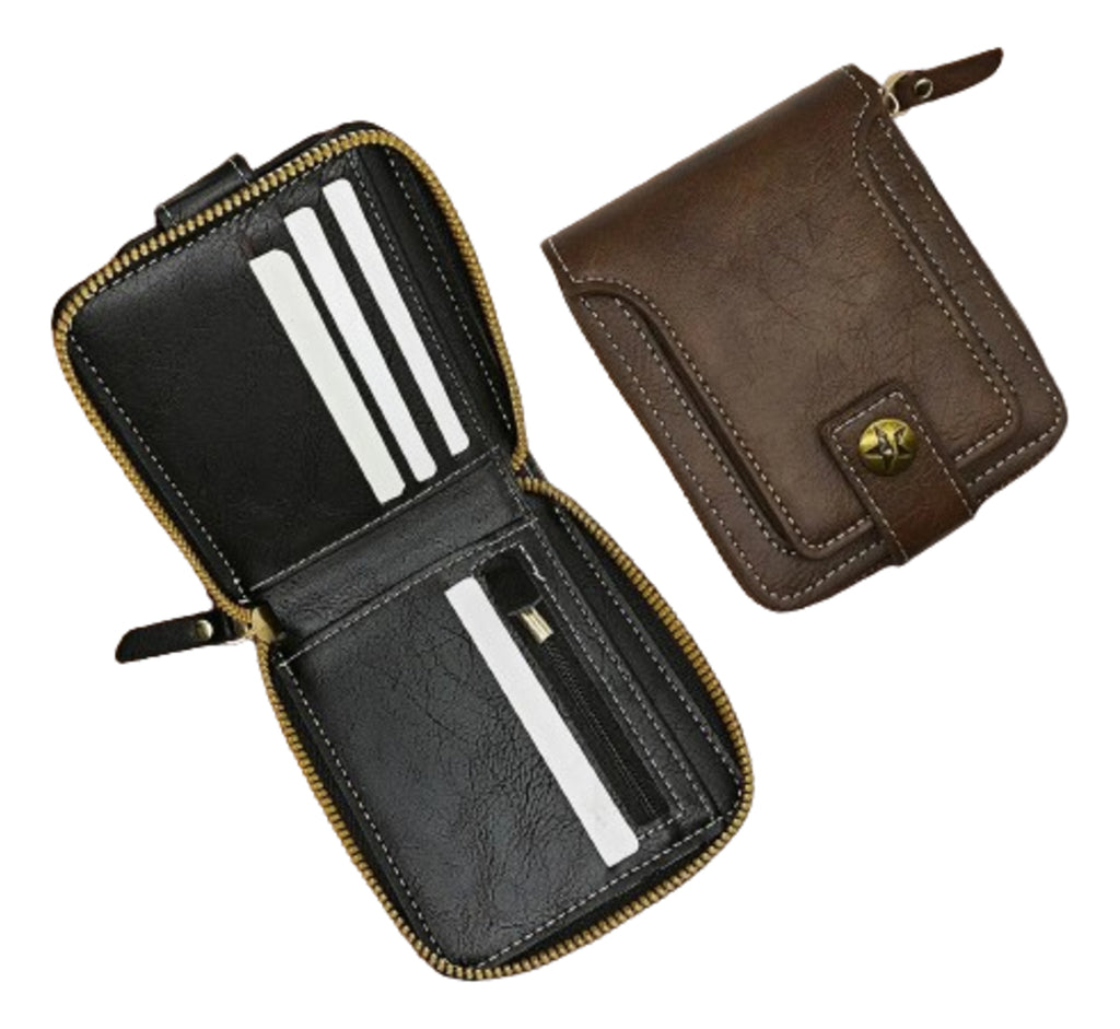 Billetera Pequeña Vintage Unixes, Con Hebilla